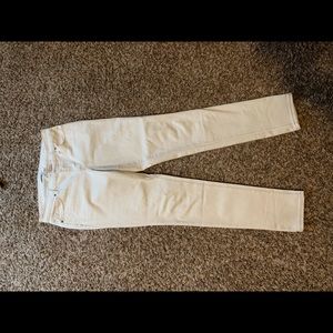Cream/off white skinny jeans